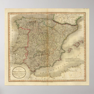 Spanje, Portugal 8 Poster