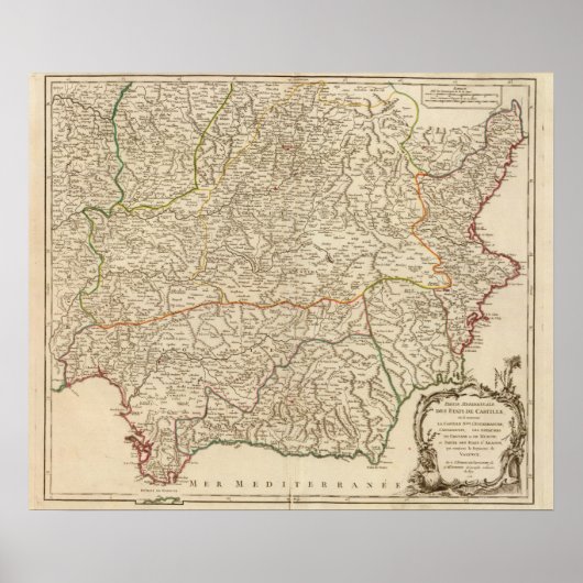 Spanje Poster (Voorkant)