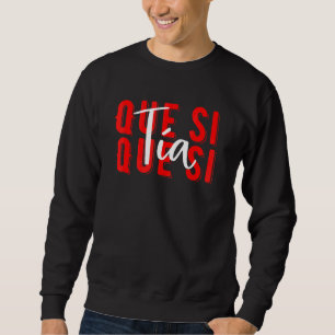 Spanje Que Si Tia Spaanse Meisje Fun Meme Jonge Me Trui