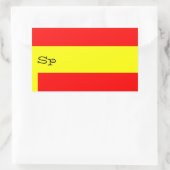 SPANJE RECHTHOEKIGE STICKER (Tas)