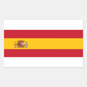 SPANJE RECHTHOEKIGE STICKER