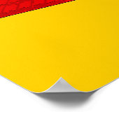 Spanje Road to Europe soccer futbol giftigs Poster (Hoek)