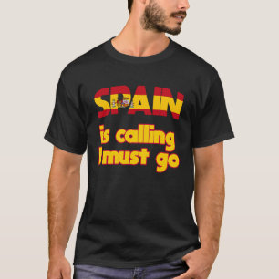 Spanje roepend Spaanse vlag Espana symbool T-shirt