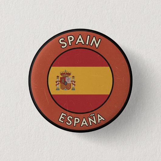 Spanje Ronde Button 3,2 Cm (Voorkant)