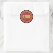Spanje Ronde Sticker (Tas)