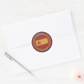 Spanje Ronde Sticker (Envelop)