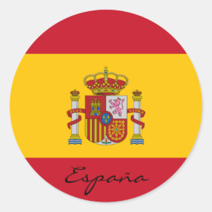 Spanje Ronde Sticker