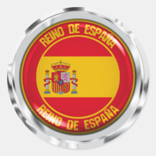 Spanje Round Emblem Ronde Sticker