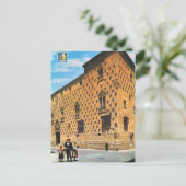  Spanje, Salamanca, Huis van de schelpen Briefkaart (Staand voorkant)