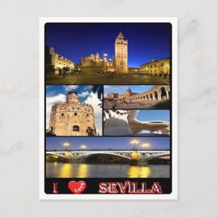 Spanje - Sevilla - I Love - Briefkaart