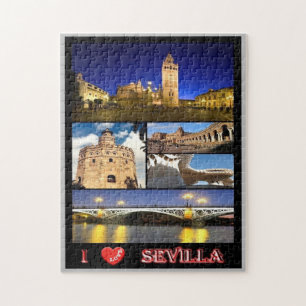 Spanje - Sevilla - I Love - Legpuzzel