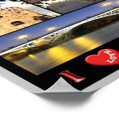 Spanje - Sevilla - I Love - Poster (Hoek)