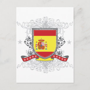 Spanje Shield Briefkaart