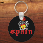 Spanje Shield Sleutelhanger (Voorkant)