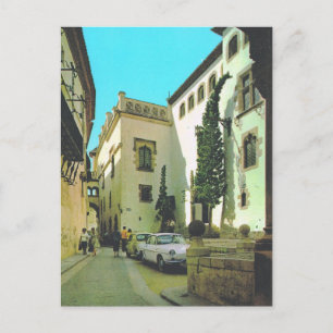 Spanje, Sitges, oude straten Briefkaart