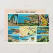  Spanje,   Sitges, Playo de oro Briefkaart (Voorkant / Achterkant)