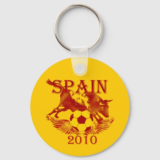 Spanje sleutelhanger auto 2010 voor Espana La Roja (Voorkant)