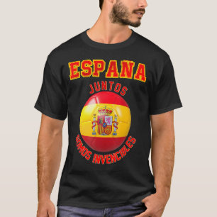 Spanje Slogan voor fans van het team van het Spaan T-shirt