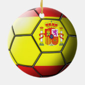 Spanje Soccer Ornament (Achterkant)