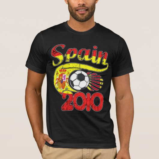 Spanje Soccer T-Shirts (Voorkant)