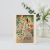  Spanje Spaans Flamenco Dancer Travel Briefkaart (Staand voorkant)