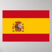 Spanje - Spaanse vlag Poster (Voorkant)