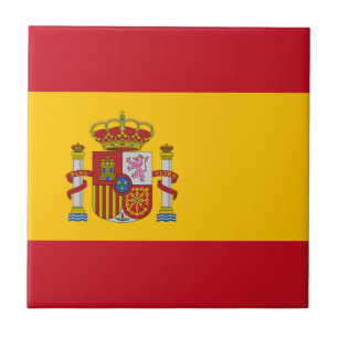 Spanje - Spaanse Vlag Tegeltje