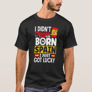 Spanje Spanje vlag ik heb net geluk T-shirt