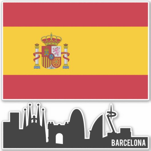 SPANJE STICKERS (Voorkant)