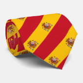 Spanje Stropdas, mode Spaanse vlag, bedrijf Stropdas (Opgerold)