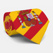 Spanje Stropdas, mode Spaanse vlag Stropdas (Opgerold)