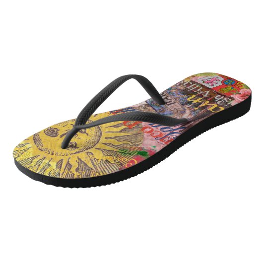 Spanje Sunshine Spaanse Reiskunst Teenslippers (Schuin)
