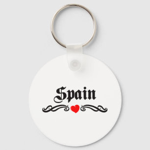 Spanje Tattoo Style Sleutelhanger