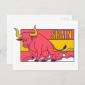 Spanje Travel Souvenir Briefkaart (Voorkant / Achterkant)