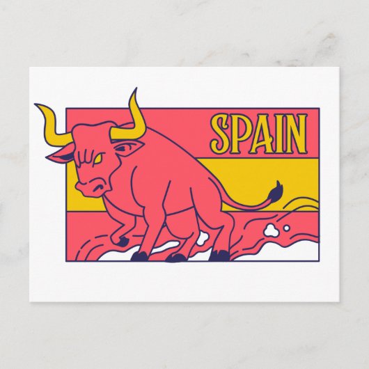Spanje Travel Souvenir Briefkaart (Voorkant)