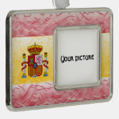 Spanje Verzilverd Kader Ornament (Rechts)