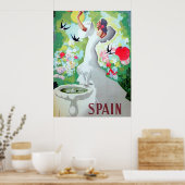 Spanje Vintage Poster Print (Keuken)