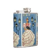 SPANJE Vintage Reiskolf Heupfles (Rechts)