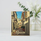 Spanje Vintage Travel Briefkaart (Staand voorkant)