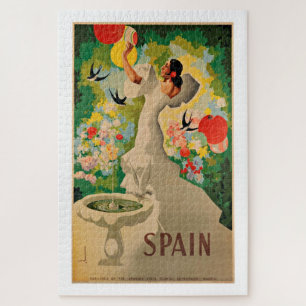 Spanje - Vintage Travel Posters Legpuzzel