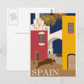 spanje - vintonijnreis briefkaart (Voorkant / Achterkant)