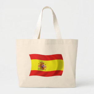 Spanje Vlag Boodschappentas Grote Tote Bag