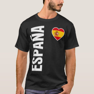 Spanje Vlag Hart Trots España T-shirt