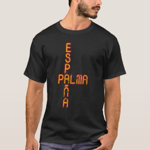 Spanje vlag Spanje trots Spanje reisvakantie Palma T-shirt