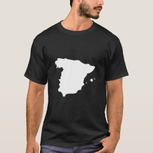 Spanje - Vlaggenkaart - Spanje T-shirt