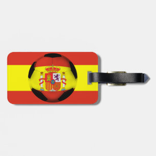 Spanje Voetbal Bagagelabel