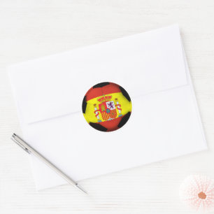 Spanje Voetbal Bal Sporten Ronde Sticker