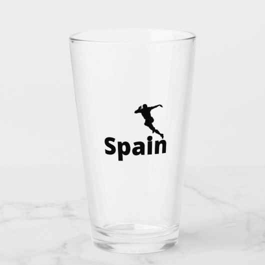 Spanje voetbal, Glas (Voorkant)