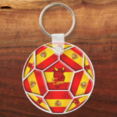 Spanje Voetbal Sleutelhanger (Voorkant)