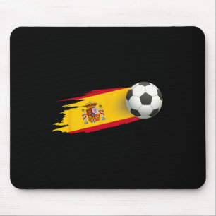 Spanje Voetbal T-Shirt Spanje Vlag Jersey - Spaans Muismat